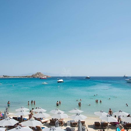 Acrogiali Beachfront Hotel Mykonos Platys Gialos  Bagian luar foto