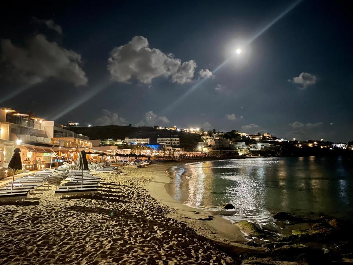 Acrogiali Beachfront Hotel Mykonos Platys Gialos  Bagian luar foto