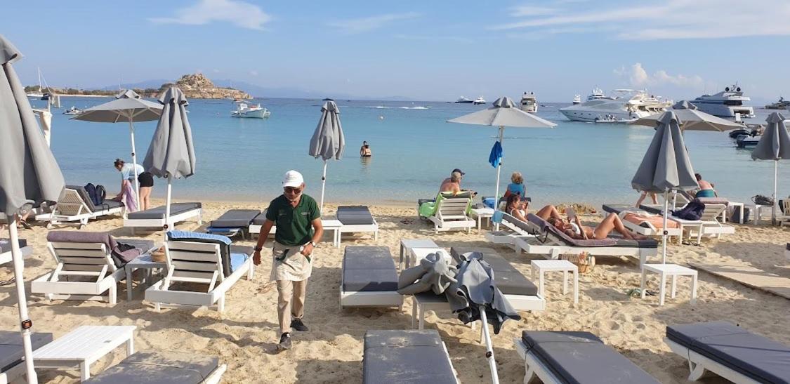 Acrogiali Beachfront Hotel Mykonos Platys Gialos  Bagian luar foto