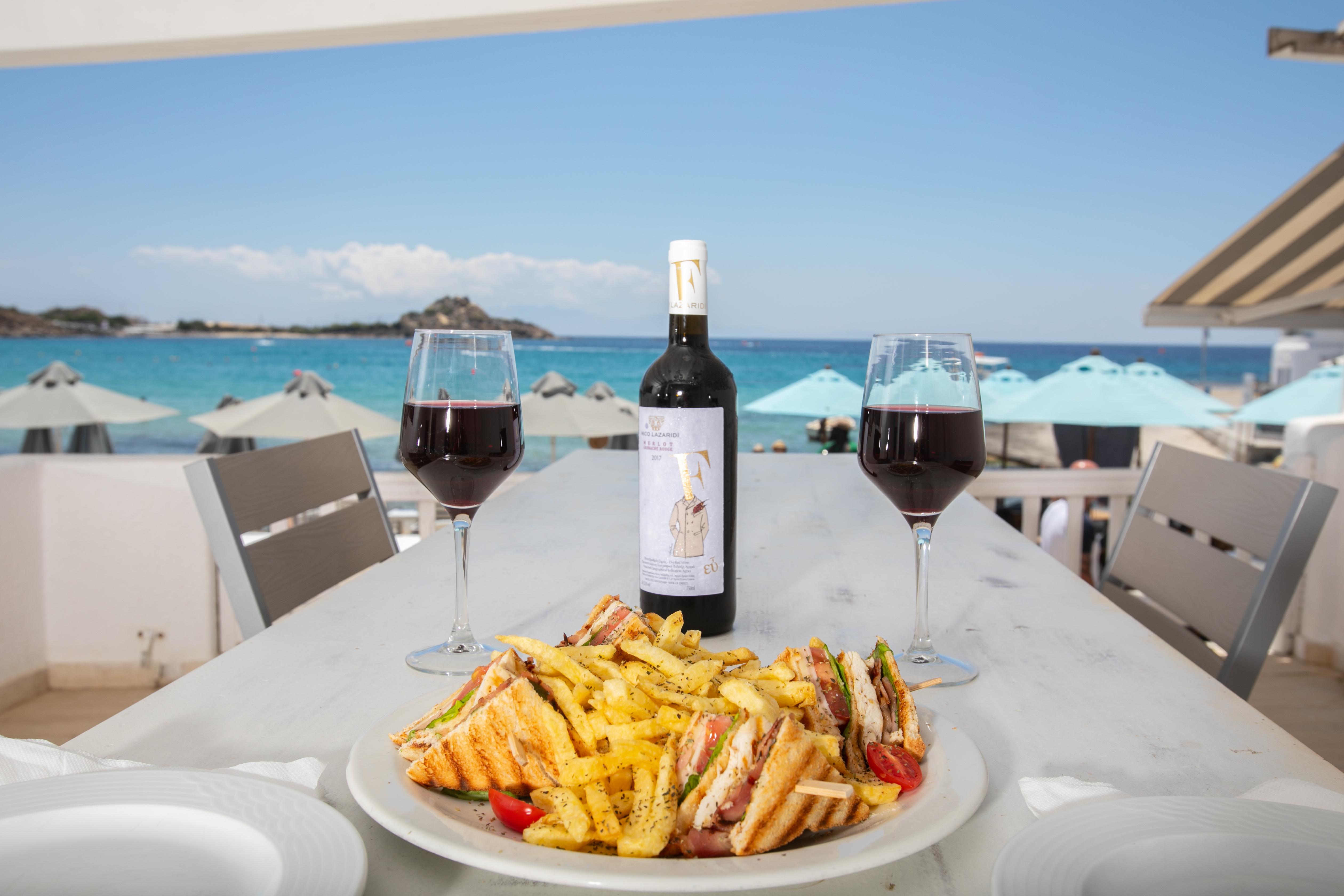 Acrogiali Beachfront Hotel Mykonos Platys Gialos  Bagian luar foto