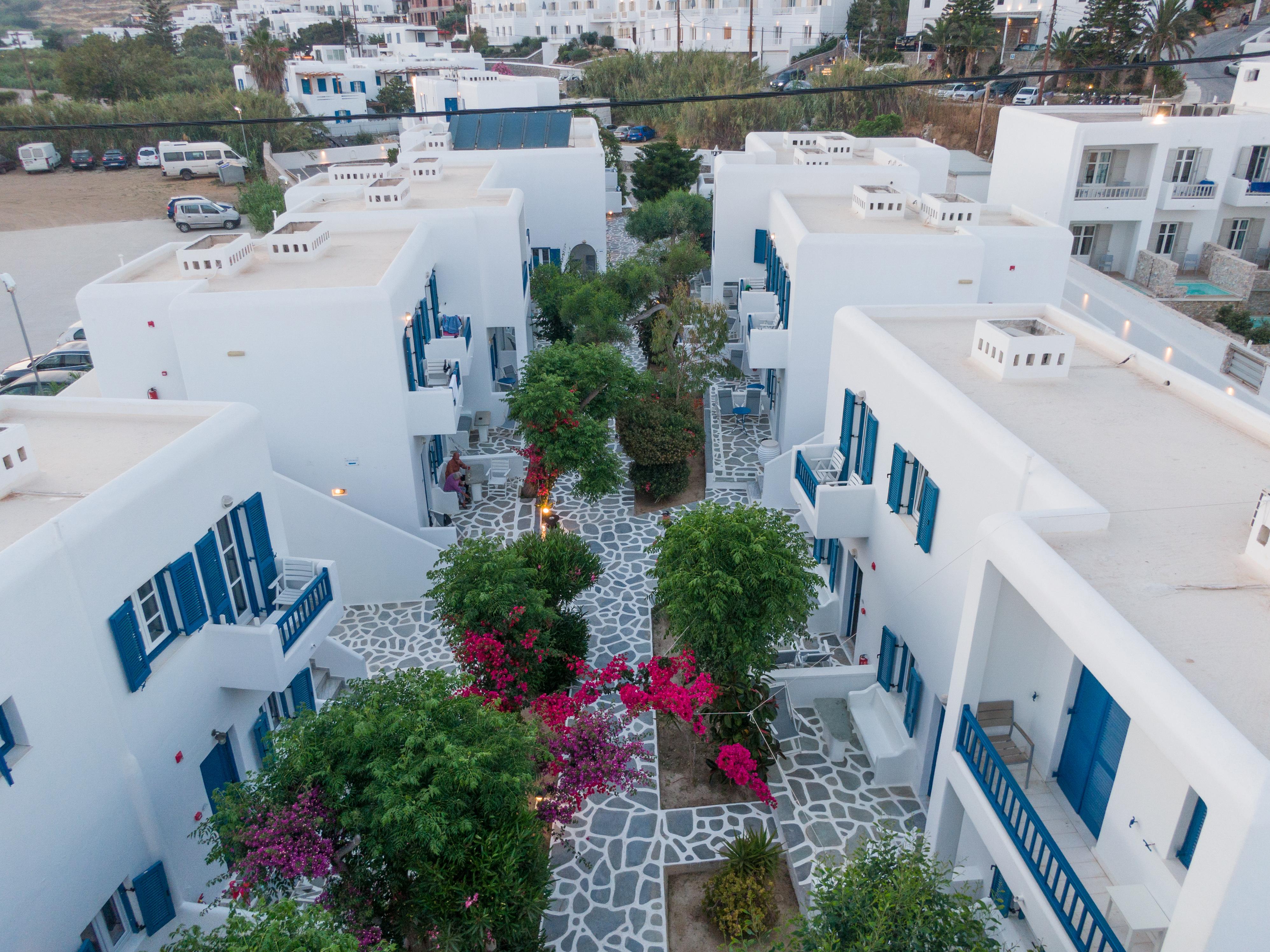Acrogiali Beachfront Hotel Mykonos Platys Gialos  Bagian luar foto