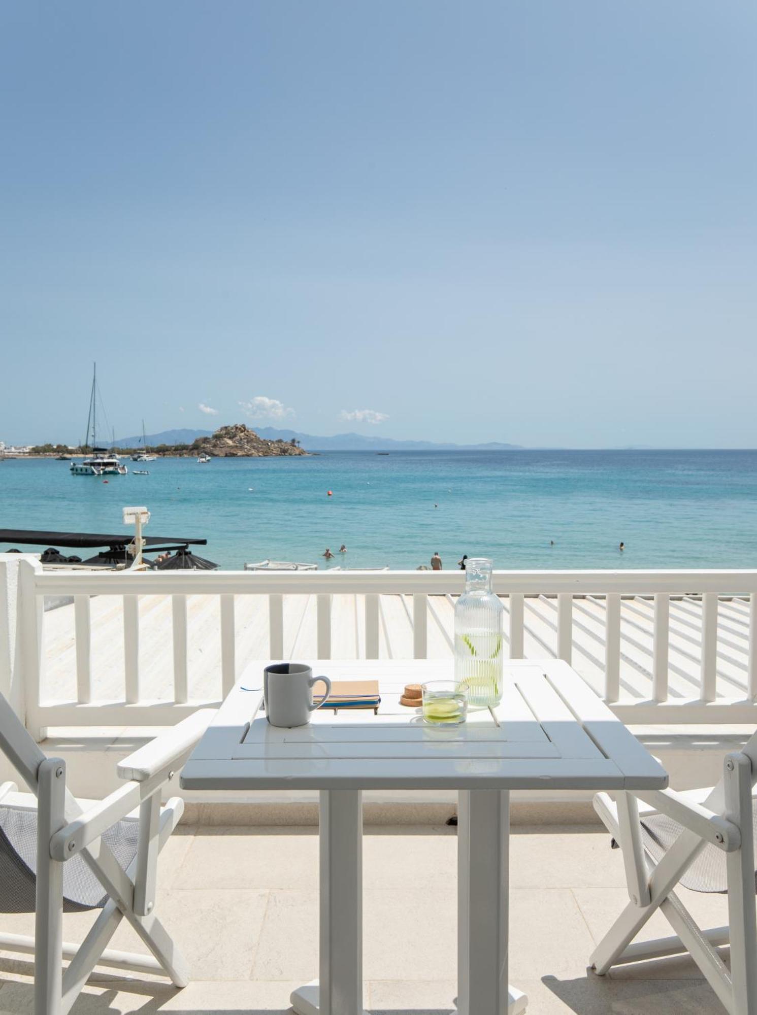 Acrogiali Beachfront Hotel Mykonos Platys Gialos  Bagian luar foto