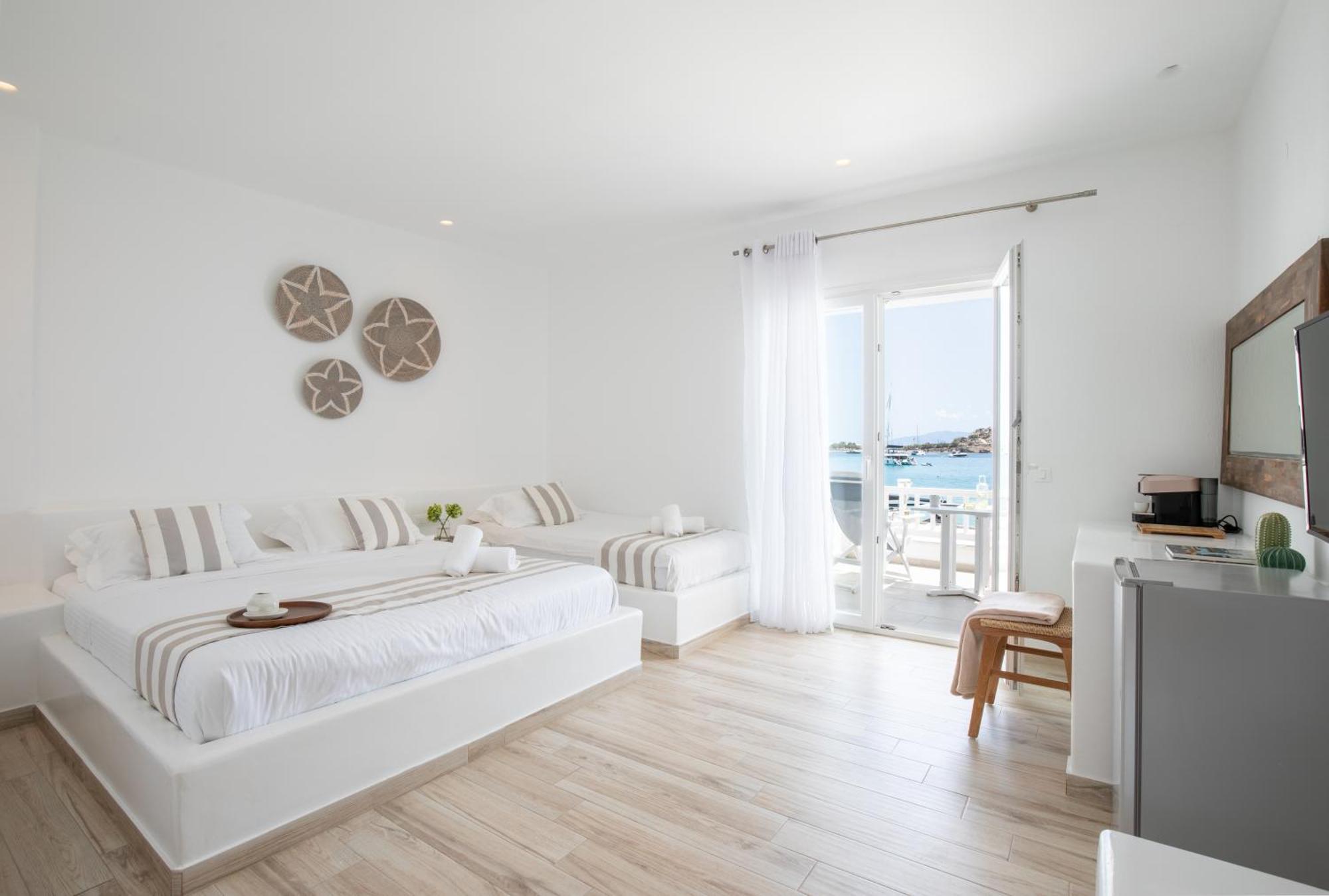 Acrogiali Beachfront Hotel Mykonos Platys Gialos  Bagian luar foto