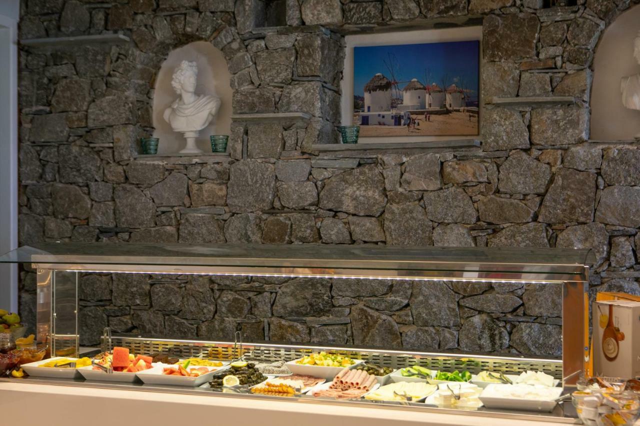 Acrogiali Beachfront Hotel Mykonos Platys Gialos  Bagian luar foto