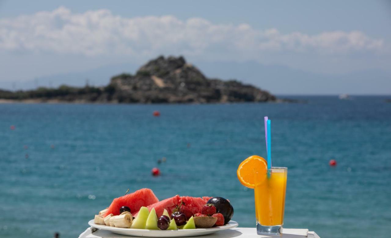 Acrogiali Beachfront Hotel Mykonos Platys Gialos  Bagian luar foto